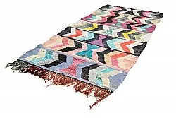 Koberec Berbere Marocký Boucherouite 130 x 290 cm