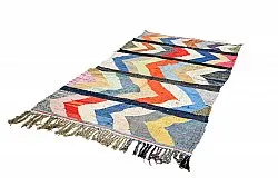 Koberec Berbere Marocký Boucherouite 135 x 250 cm