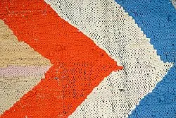 Koberec Berbere Marocký Boucherouite 135 x 250 cm