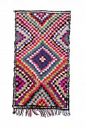 Marockansk Boucherouite-matta 225 x 125 cm