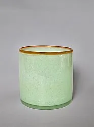 Lampa M - Harmony (svetlozelená/jantárová)