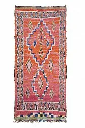 Marockansk Boucherouite-matta 275 x 130 cm