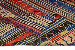 Berberská rohož Marocký Boucherouite 165 x 235 cm