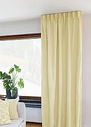 Záclony - Záclona z bavlny Anja (svetložltá)