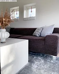 Koberec z viskózy - Jodhpur Špeciálna Luxusná Edícia (šedá)