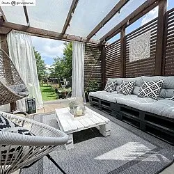 Koberec na interiér a exteriér - Alta (antracitový)