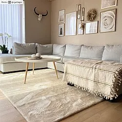 Koberce s dlhým vlasom - Aranga Super Soft Fur (béžová)