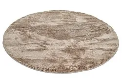 Koberce okrúhle - Aranga Super Soft Fur (hnedá)