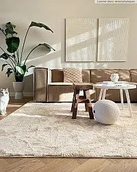 Koberce s dlhým vlasom - Aranga Super Soft Fur (béžová)