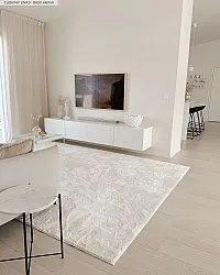 Koberce s dlhým vlasom - Aranga Super Soft Fur (biela)