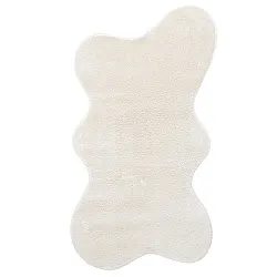 Asymmetrisk Vågig Ryamatta - Aranga Super Soft Fur (beige)