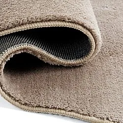 Asymmetrisk Vågig Ryamatta - Aranga Super Soft Fur (brun)