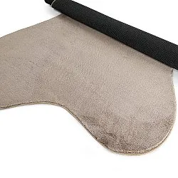 Asymmetrisk Vågig Ryamatta - Aranga Super Soft Fur (brun)