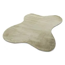 Asymmetrisk Vågig Ryamatta - Aranga Super Soft Fur (ljusgrön)