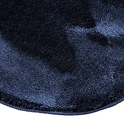 Asymmetrisk Vågig Ryamatta - Aranga Super Soft Fur (mörkblå)