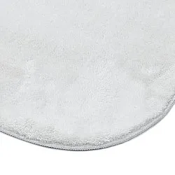 Asymmetrisk Vågig Ryamatta - Aranga Super Soft Fur (vit)
