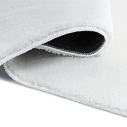 Asymmetrisk Vågig Ryamatta - Aranga Super Soft Fur (vit)