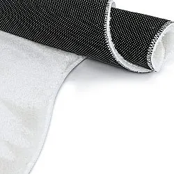 Asymmetrisk Vågig Ryamatta - Aranga Super Soft Fur (vit)