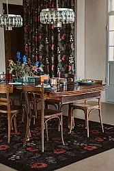 Bomullsgardin - Poppy (svart)