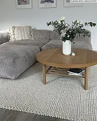 Vlnený koberec - Avafors Wool Bubble (béžový)