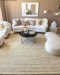 Vlnený koberec - Avafors Wool Bubble (béžový)