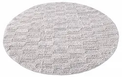 Kúpeľňová rohož okrúhla - Bevin (svetlo šedá)