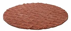 Kúpeľňová rohož okrúhla - Bevin (terracota)