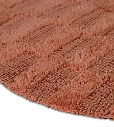 Kúpeľňová rohož okrúhla - Bevin (terracota)