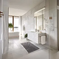 Kúpeľňová rohož - Duna (tmavo šedá)