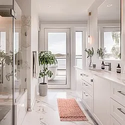 Kúpeľňová predložka - Elvie (ružová)