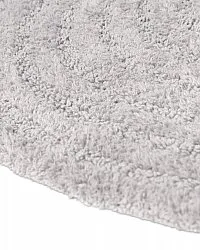 Kúpeľňová rohož okrúhla - Embla (svetlo šedá)