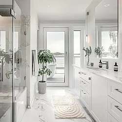 Kúpeľňová rohož - Embla (offwhite)