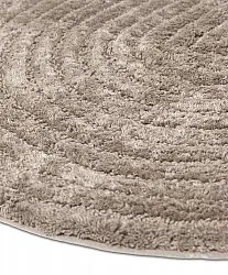 Oválny kúpeľňový koberec - Evena (béžový)