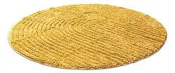 Kúpeľňová rohož okrúhla - Evena (žltá)