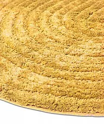 Kúpeľňová rohož okrúhla - Evena (žltá)