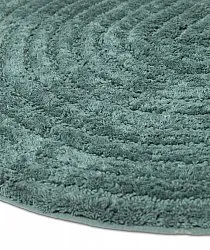 Kúpeľňová rohož okrúhla - Evena (tmavozelená)
