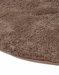 Kruhový koberec do kúpeľne - Gertie (hnedý)
