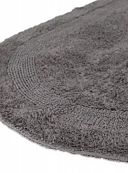 Oválny kúpeľňový koberec - Nila (tmavosivá)