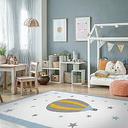 Detský koberec - Alone Balloon (modrý)