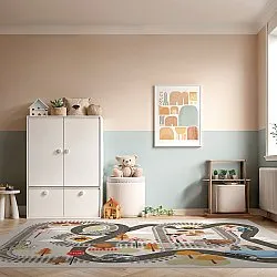 Detský koberec - Jesenné mesto