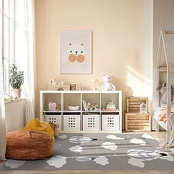 Detský koberec - Balloons (modrý)