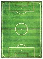 Detský koberec - Football Field (zelená)