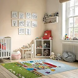 Detský koberec - Zábavný dom
