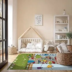 Detský koberec - Zábavný dom