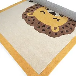 Detský koberec - Lion Hand Tufted Wool Premium (béžová/multi)
