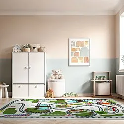 Detský koberec - Malé mesto