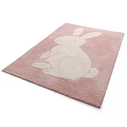 Barnmatta - Soft Bunny (rosa/creme)