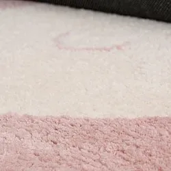 Barnmatta - Soft Bunny (rosa/creme)
