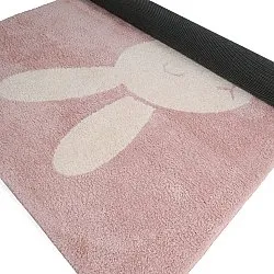 Barnmatta - Soft Bunny (rosa/creme)