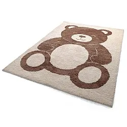 Barnmatta - Soft Teddybear (creme/brun)